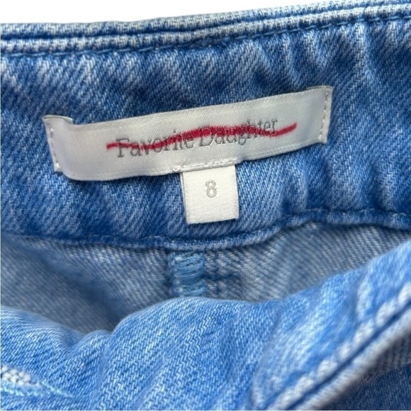 NWT Favorite Daughter The Fiona Denim Trouser Jeans in Seaport - Picture 9 of 12